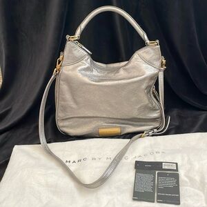 Marc by Marc Jacobs “Too Hot to Handle” Hobo Handbag in Silver